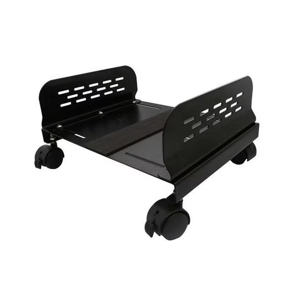 SYBA SY-ACC65079 Metal CPU Stand with Adjustable Width & Caster Wheels, Syba, Mfr#: SY-ACC65079